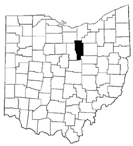 Ashland County map