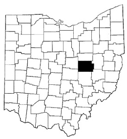 Coshocton County map