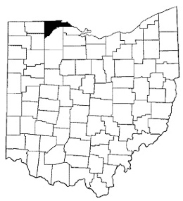 Lucas County map