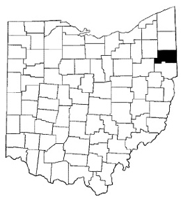 Mahoning County map