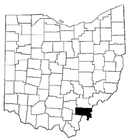 Meigs County map