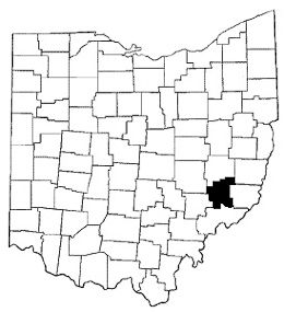 Noble County map