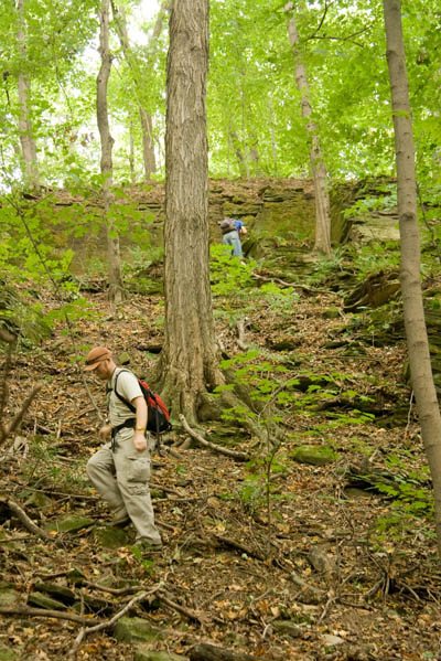 John and Dave at Edison Woods Cliffs