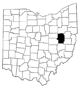 Tuscarawas County map